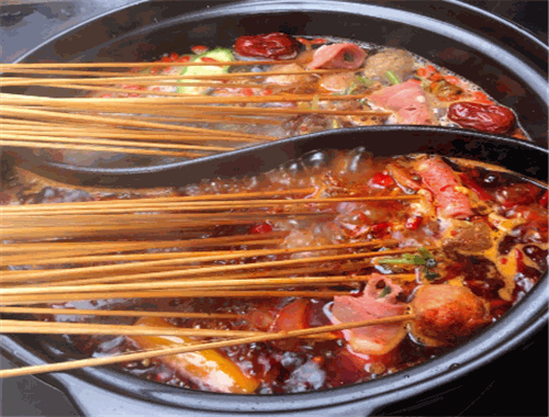 来两根砂锅串串