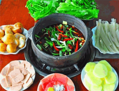 习水豆腐皮火锅