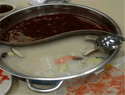 由你坐煮火锅