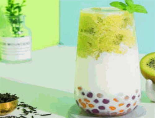果盖奶茶