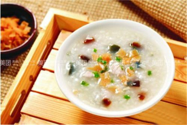 鸽子海鲜粥