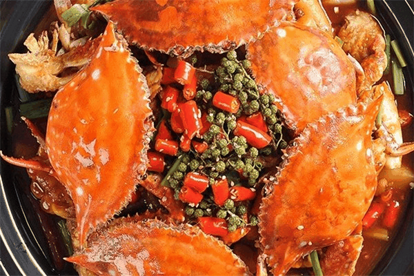 牵蟹肉蟹煲