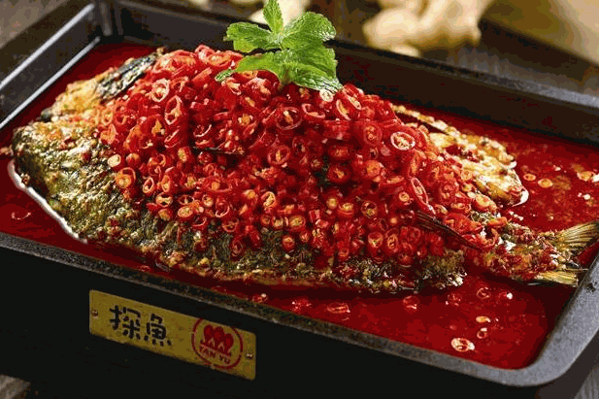 渔夫探鱼烤鱼