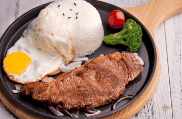 牛排爱上饭