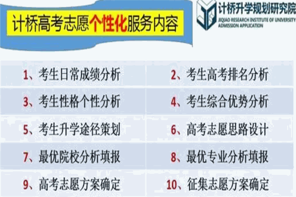 新计桥高考志愿