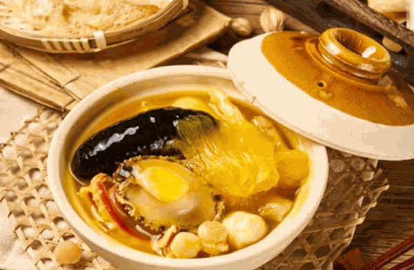 养生鼎鲍汁捞饭