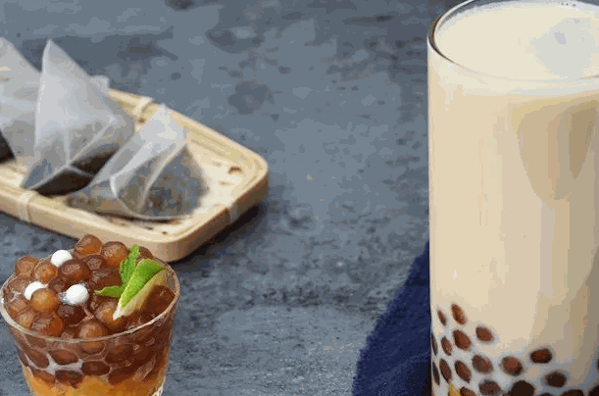 青苹果奶茶