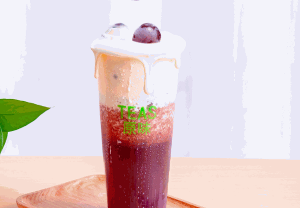 青苹果奶茶