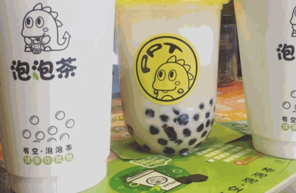 泡泡茶饮