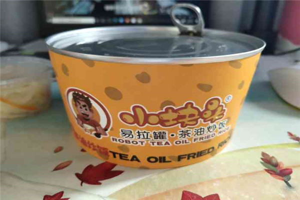 小块头易拉罐茶油炒饭