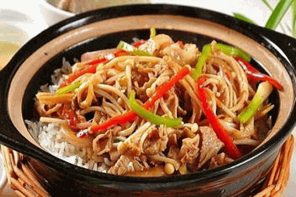 菜花湘煲仔饭