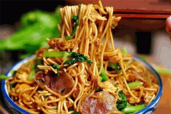 天桥炒面