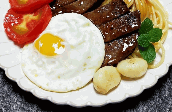 怪力酱の牛排手作意面