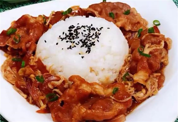 牛谷丽番茄肥牛饭