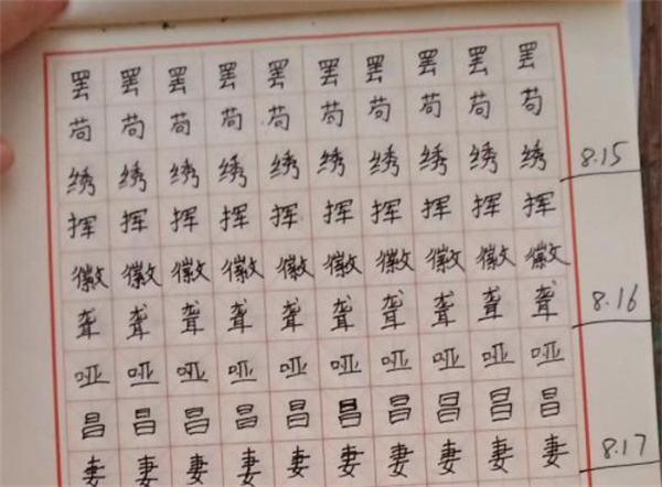 书城练字