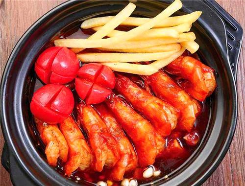 美腩子烧汁虾米饭