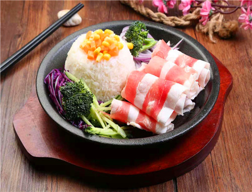 美腩子烧汁虾米饭