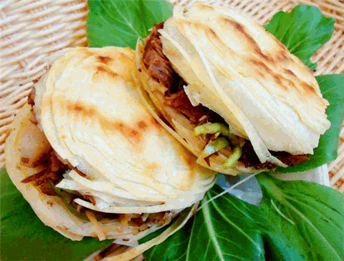 潮馍肉夹馍