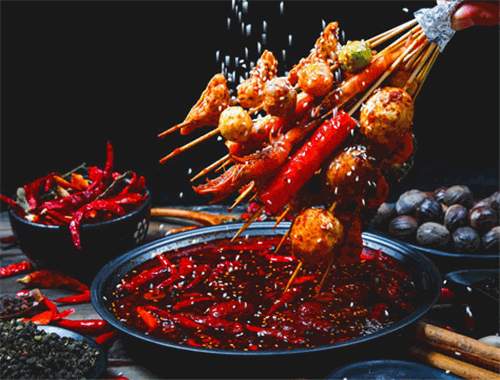 签挂串串
