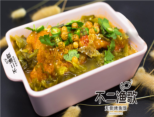 不二渔歌无骨烤鱼饭