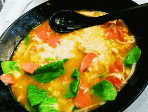 老妈搪瓷烫饭