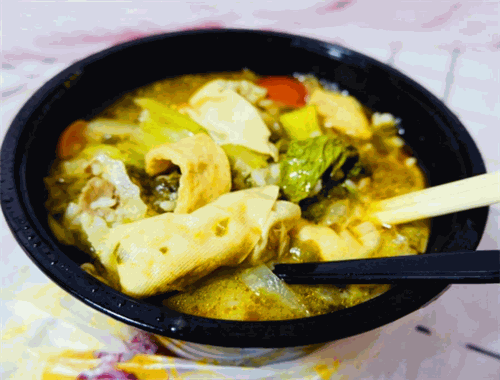 老妈搪瓷烫饭