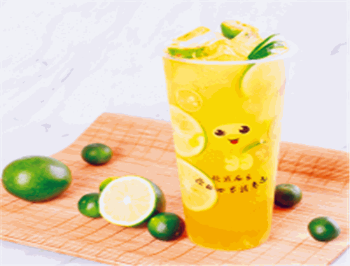 桔莓柚苹奶茶