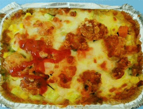 余味芝士焗饭