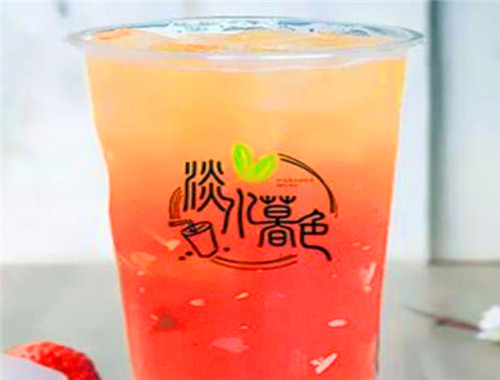 淡水暮色奶茶