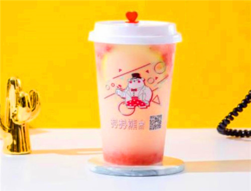 抖抖熊奶茶