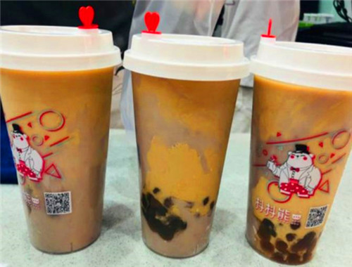 抖抖熊奶茶
