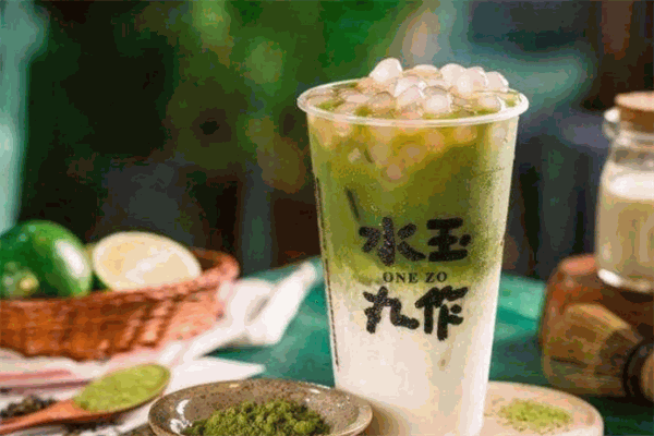 水玉丸作奶茶