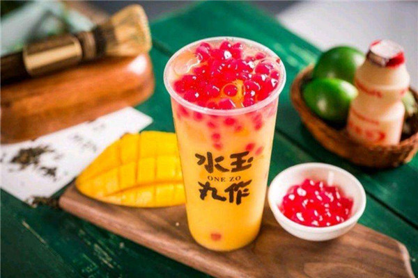 水玉丸作奶茶