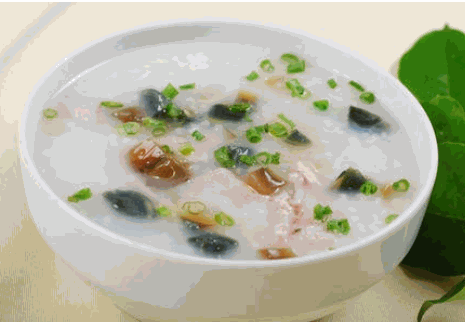 新鲜猪杂粥