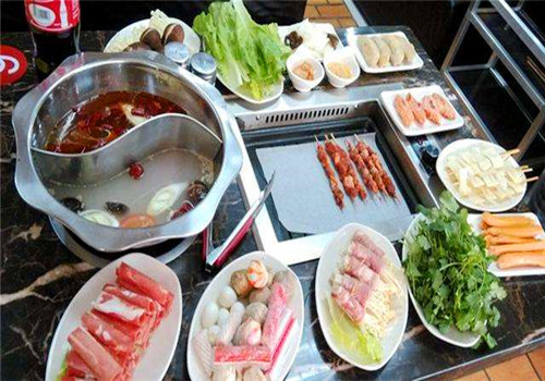 和谐号烤肉海鲜火锅自助