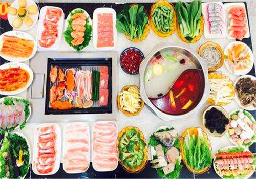 韩丰道海鲜自助烤肉火锅
