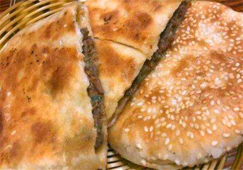 二饼牛肉饼