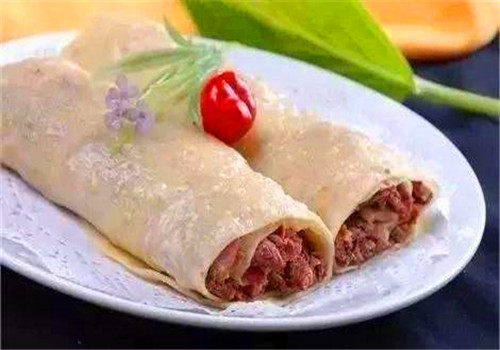 驴肉卷饼