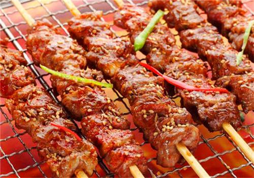 烧烤铺子小吃车