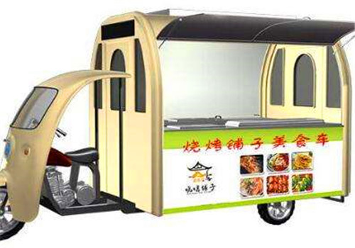 烧烤铺子小吃车