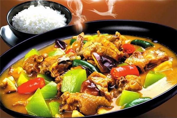 姝函老友记黄焖鸡米饭