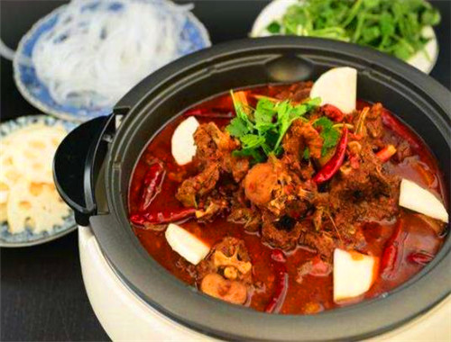 锅锅香羊蝎子火锅