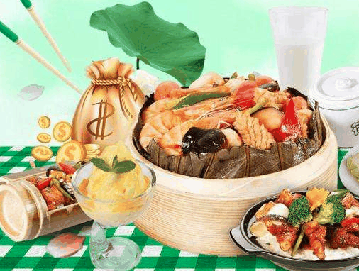 荷百味荷叶饭