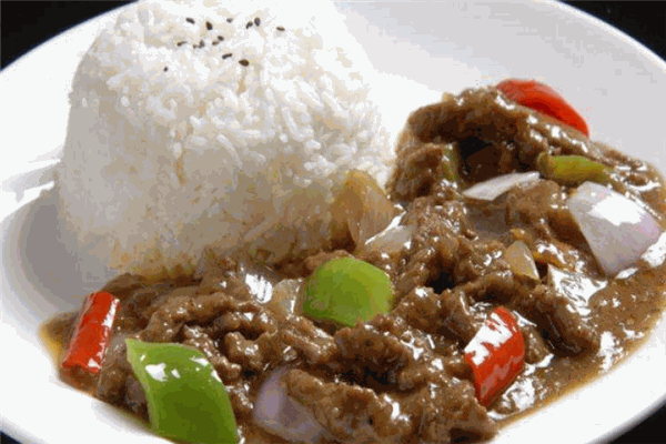 三个大叔黑椒牛肉饭
