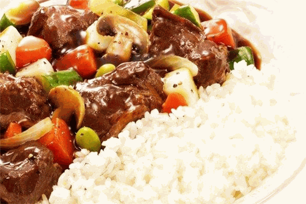 三个大叔黑椒牛肉饭