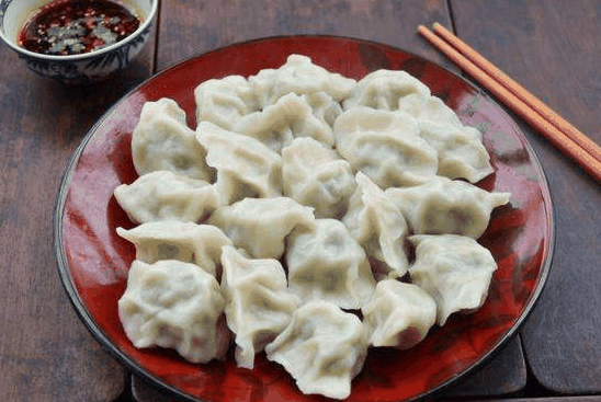 诱选虾仁水饺