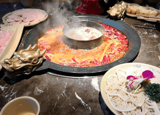 龙情大刀腰片火锅