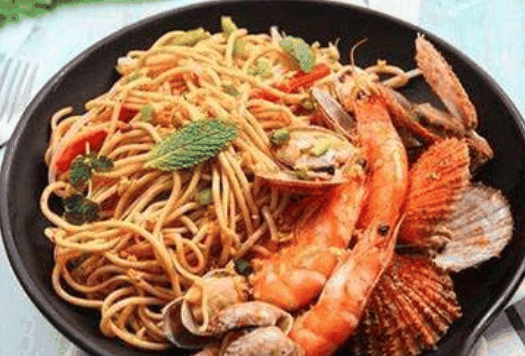 阿蠔海鲜焖面