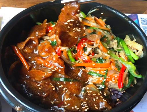 兰正韩韩式烤肉拌饭