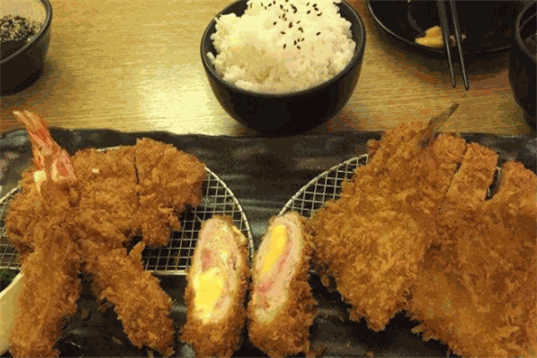 天喜黄金炸虾饭